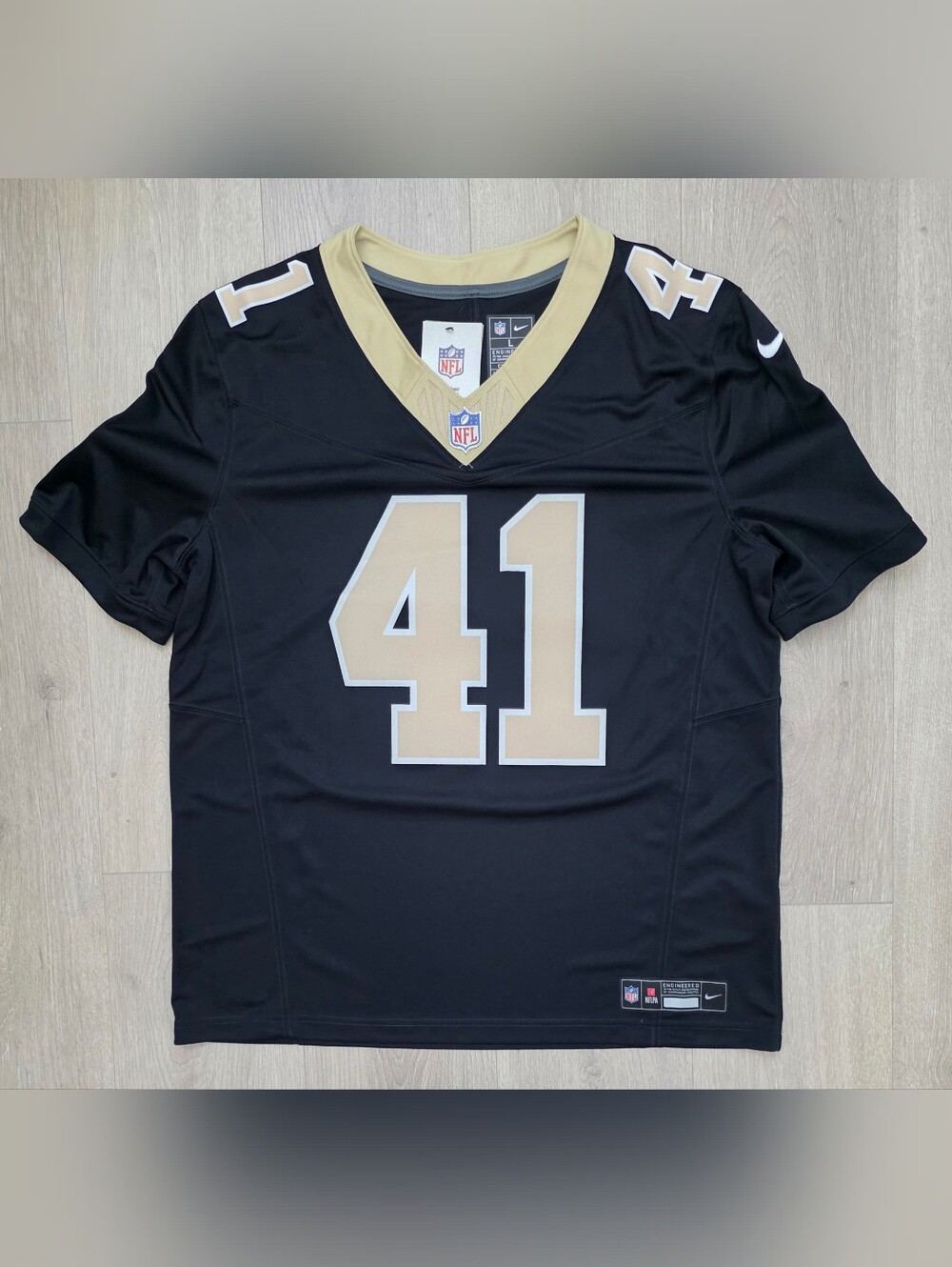 Nike New Orleans Saints Alvin Kamara Vapor F.U.S.E. Jersey Men's L NWT MSRP $175